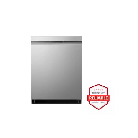Lg 24-in. Top Control TrueSteam QuadWash Dishwasher LDP6810SS